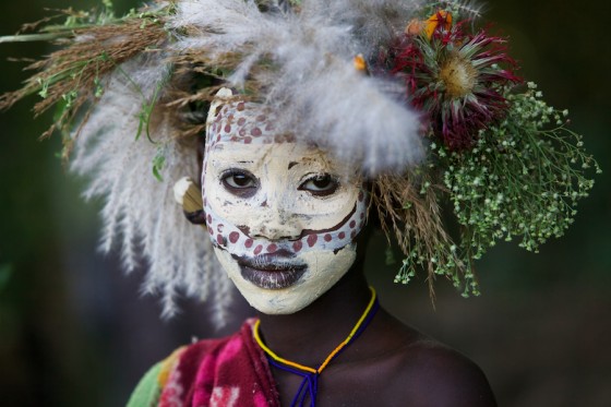 Young Suri Girl, Ethiopia