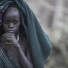 Suri cattle camp in the Omo Valley, Ethiopia