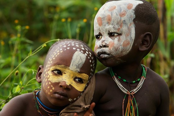 Suri tribe in the Omo Valley, Ethiopia