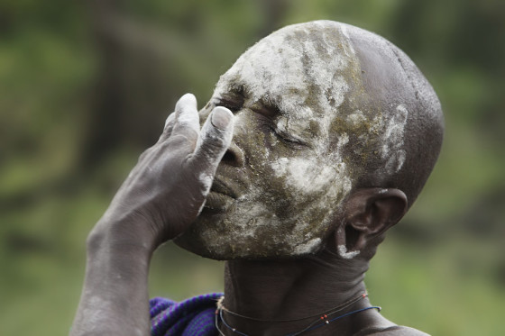 Suri cattle camp in the Omo Valley, Ethiopia