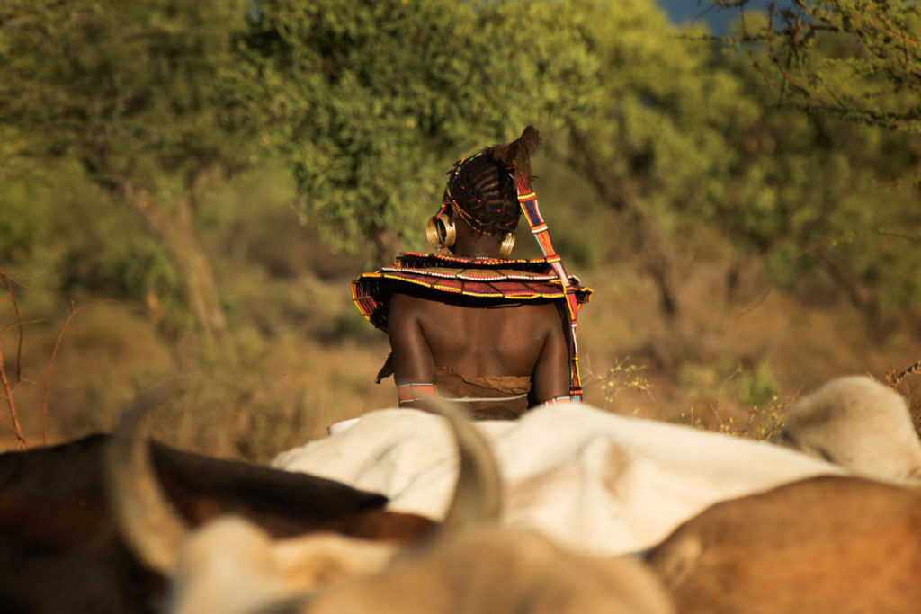 Pocket tribal women in Northern Kenya