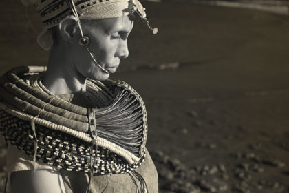 Portrait of a Rendille Tribal women in Northern Kenya