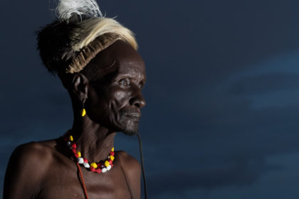 Portrait of a Turkana Elder in Northern Kenya