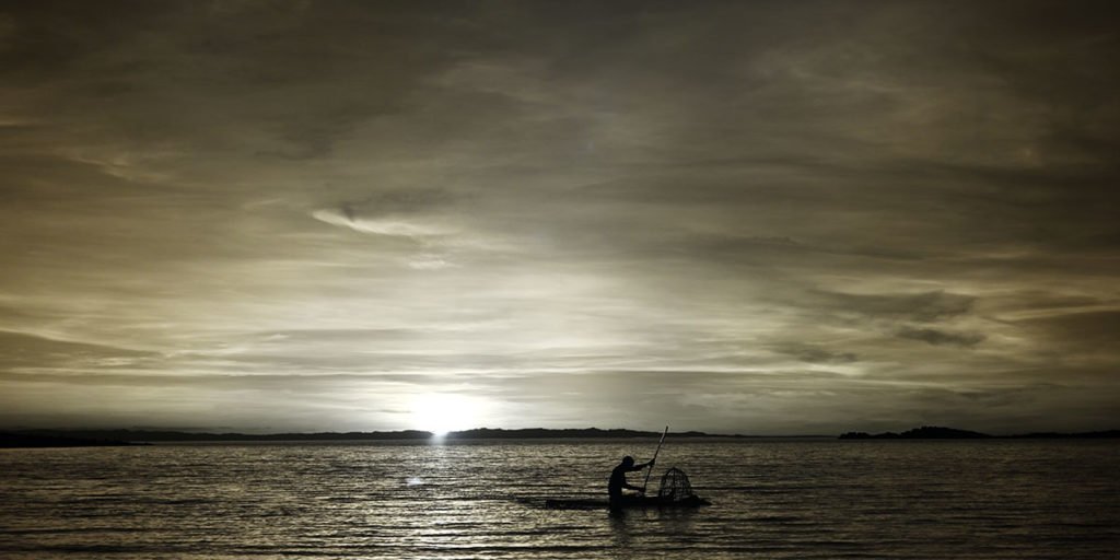 El Molo fisherman on Lake Turkana