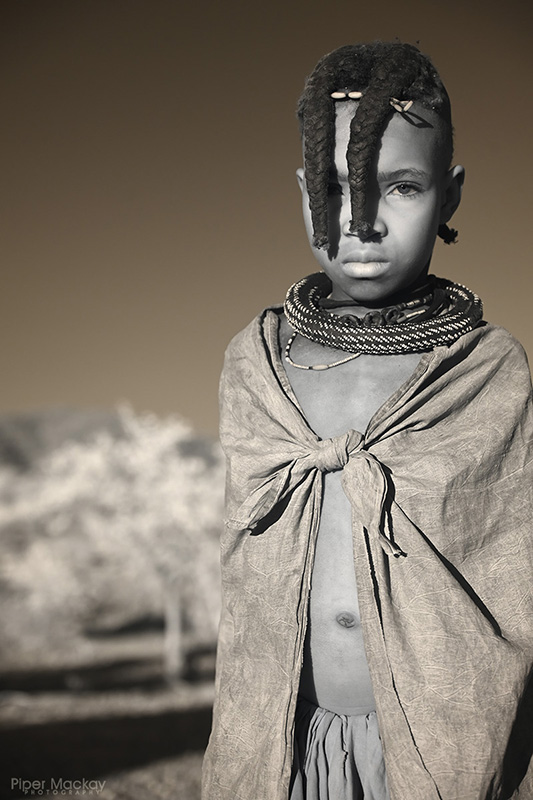 Young Himba girl in Southern Angola