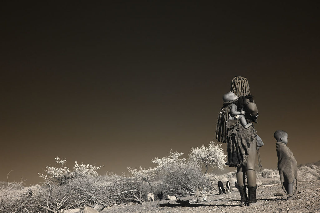 HImba women and child in Southern Angola