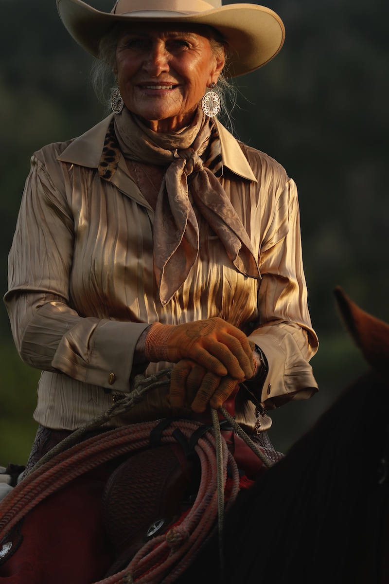 cowgirl photographed at a horse photography workshop
