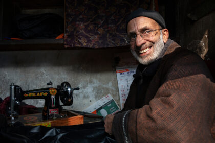 Portrait of a Kashmiri Tailor